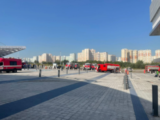 «Мособлпожспас» провел учения в Красногорском «Крокус Сити Океанариуме»