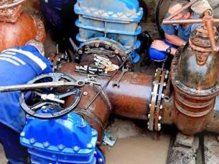 В Подмосковье промыли трубы водоснабжения