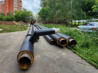Новые трубы для отопления Вишневого бульвара прослужат полсотни лет