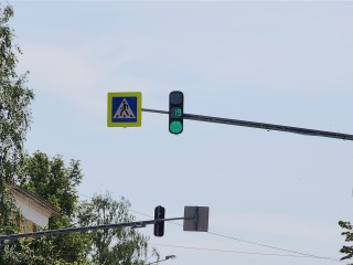 Светофоры на Каширском шоссе в Домодедове настроили по-новому