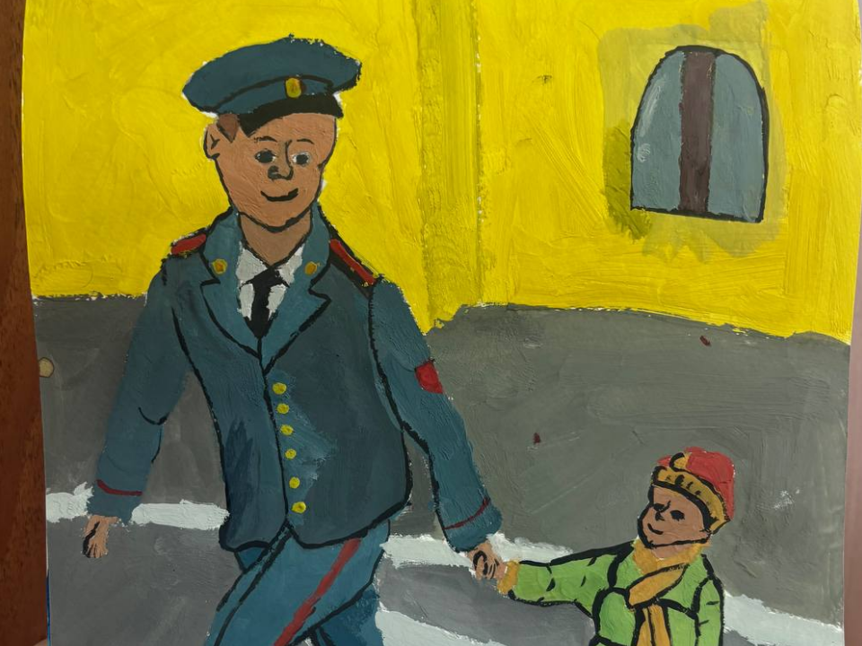 В Можайске детям предложили нарисовать, как работают их родители в полиции