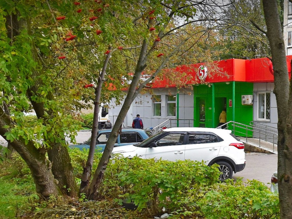 Женщина из Воскресенска обустроила себе жилище возле местного супермаркета