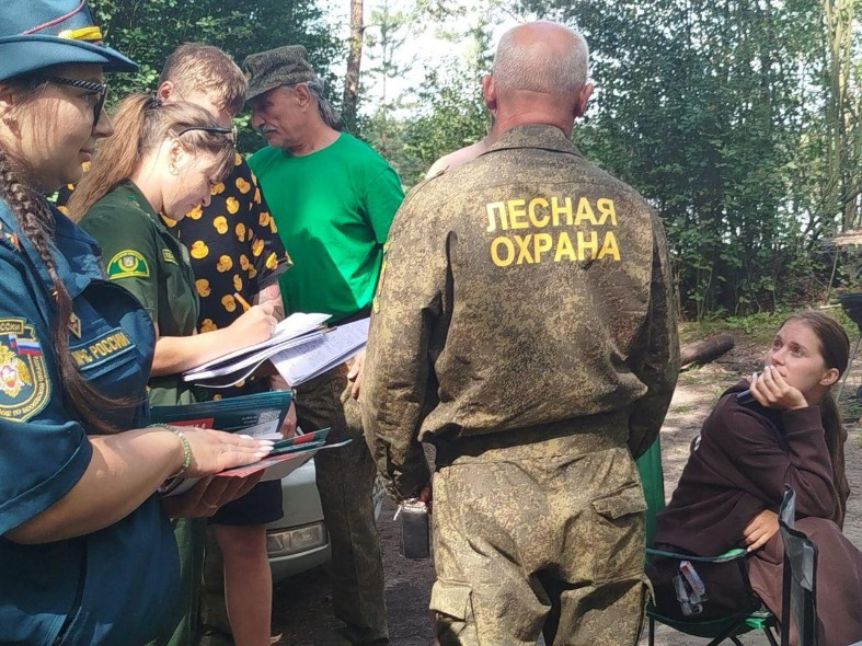 В лесах Подмосковья пойманы нарушители