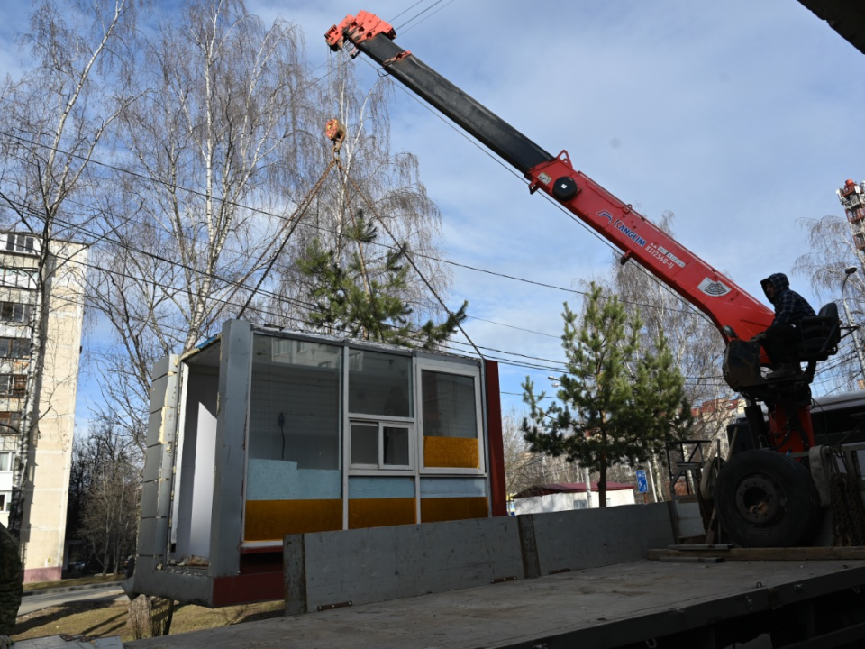 В Московской области продолжается снос незаконных ларьков