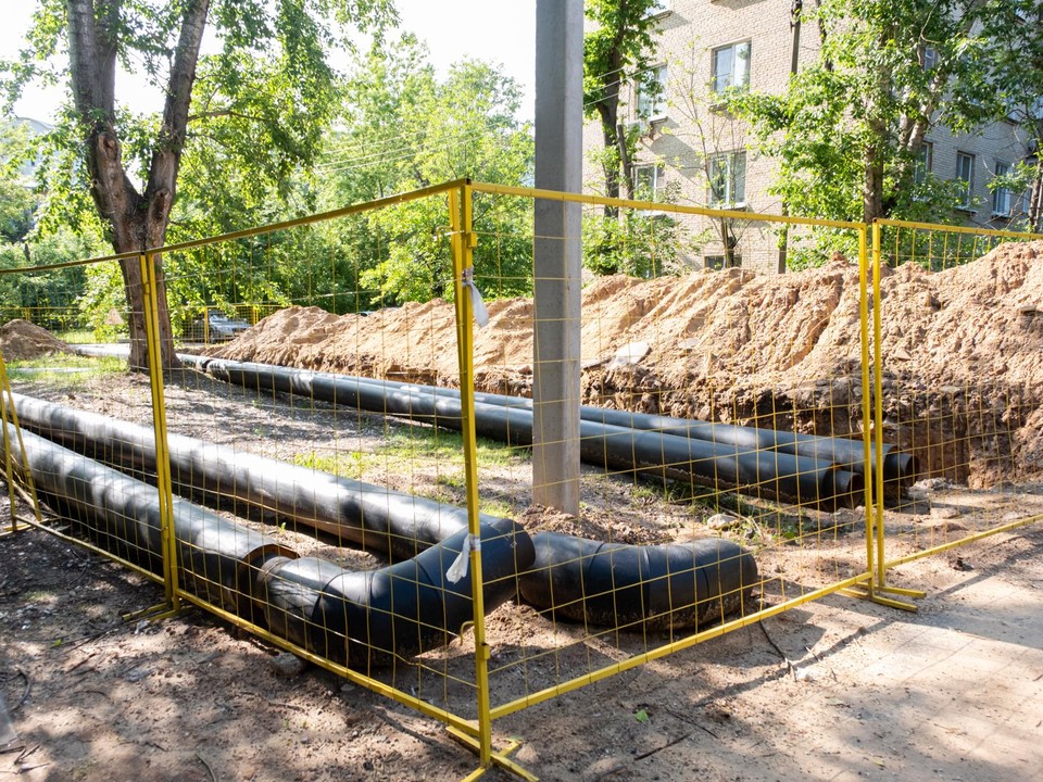Работы на магистральных сетях в Лыткарине полностью доделают до ноября