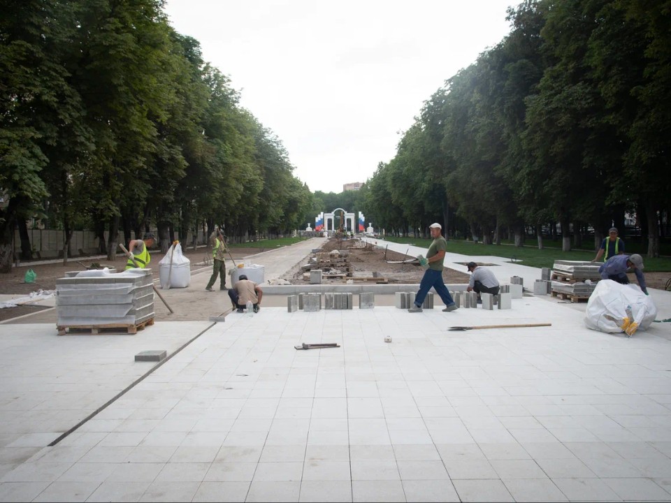Обновленную Каштановую аллею в Коломне откроют в сентябре