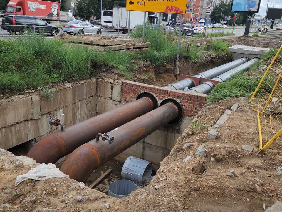 Более полутора километров труб отопления заменят на Пролетарском проспекте