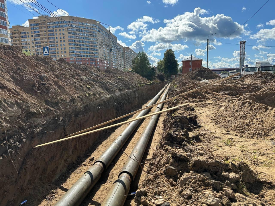 Ремонт теплотрассы на улице Кирова завершится в октябре