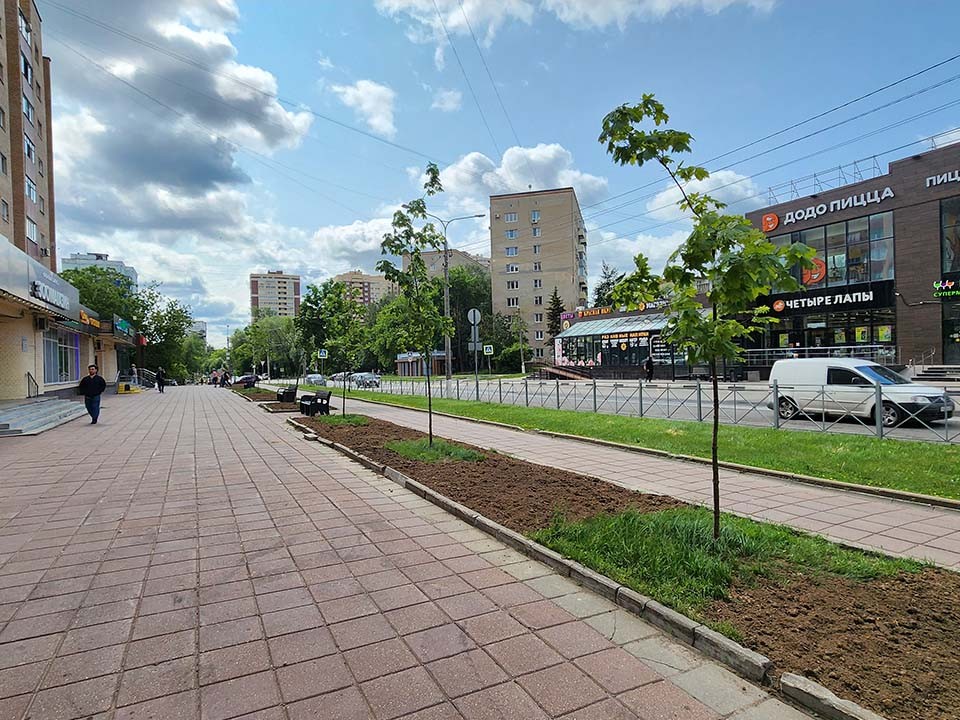 Жителям Солнечногорска показали, как выглядела улица Дзержинского в конце 80-х