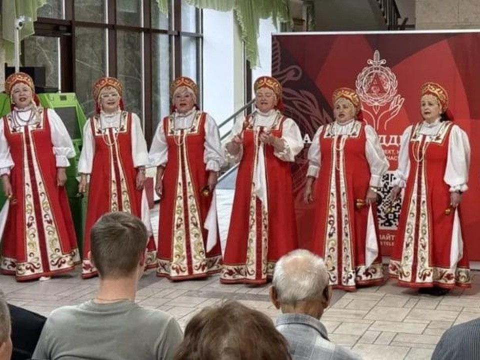 Красногорский хор выступил перед ранеными бойцами СВО