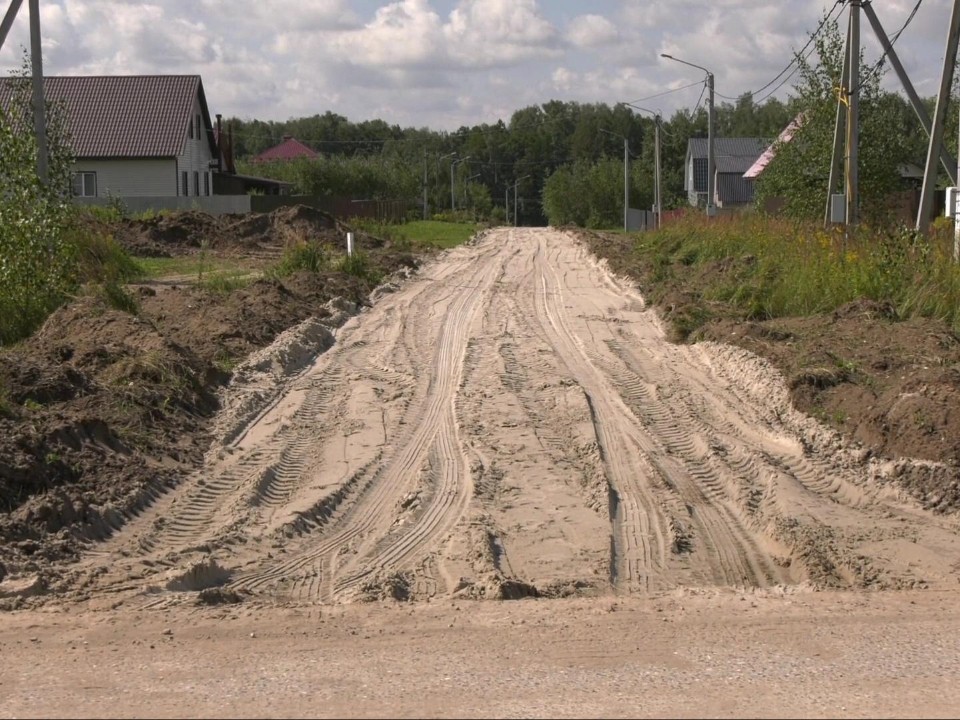 В Егорьевске часть дорог переведут из грунтовок в асфальтовые