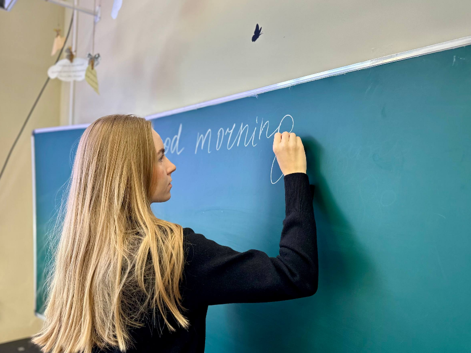 Жительница Можайска вернулась в округ, чтобы стать учителем английского языка