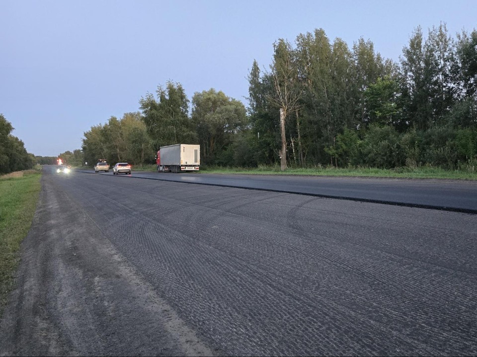 У села Непецино начался ремонт трассы М-5 «Урал»