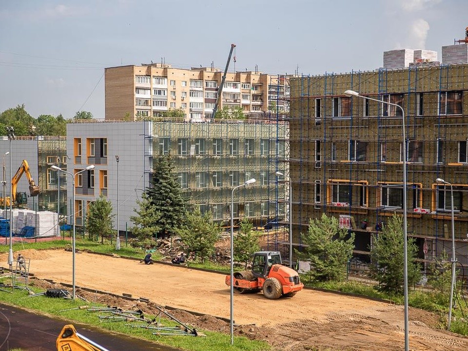 Уже в этом году в Одинцове закончится возведение пристройки к Немчиновскому лицею