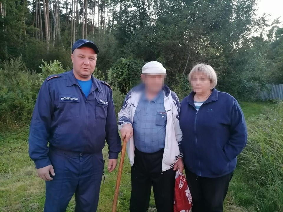 Спасатели разыскали пожилого грибника, заблудившегося в лесу в Луховицах