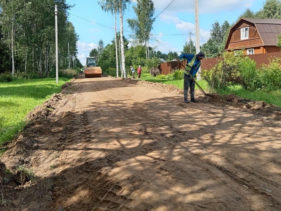 В деревне Васильково проложат 3,5 км новых дорог