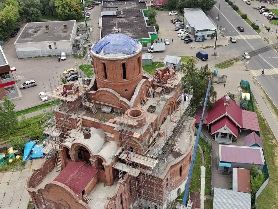 Строительство Кирилло-Мефодиевского храма близится к завершению