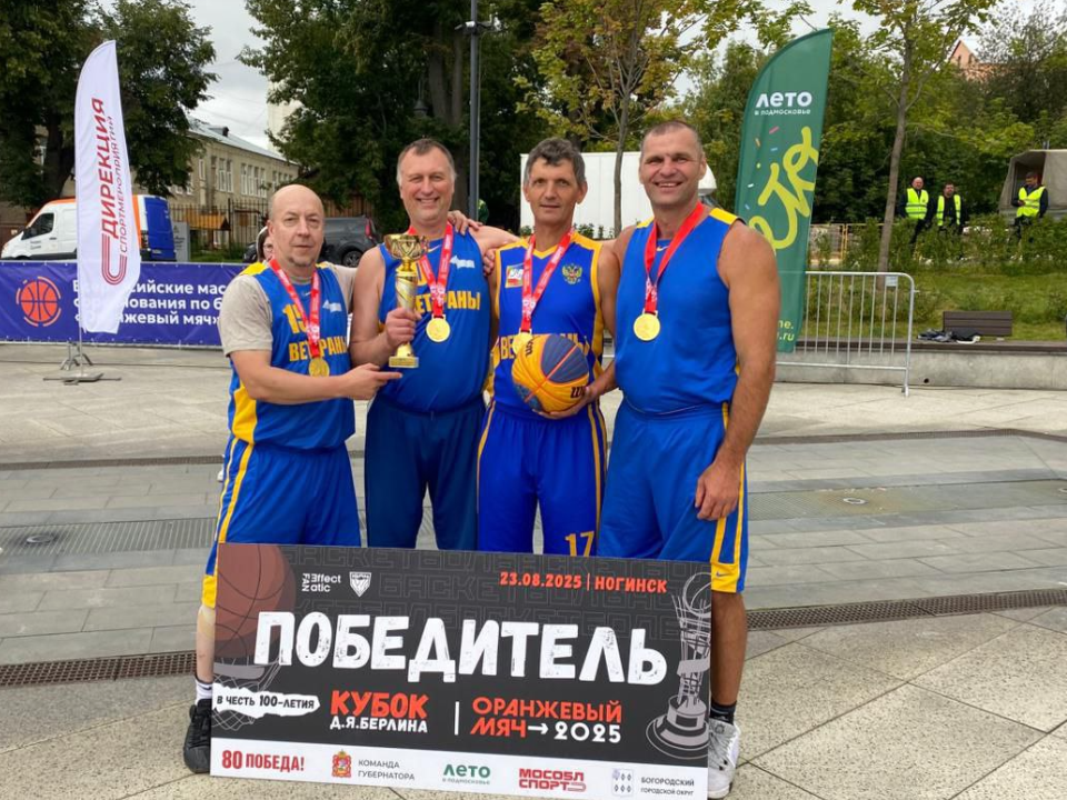 Баскетболисты из Дмитрова победили на Кубке Давида Берлина в Ногинске