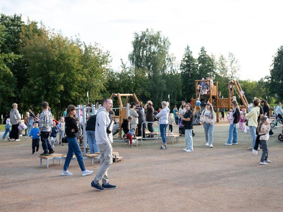 Современный парк на месте заброшенного пустыря появился в Люберцах