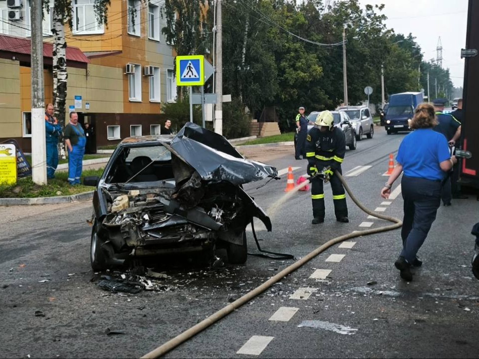 В Егорьевске выясняют причины ДТП с участием грузовика и легковушки