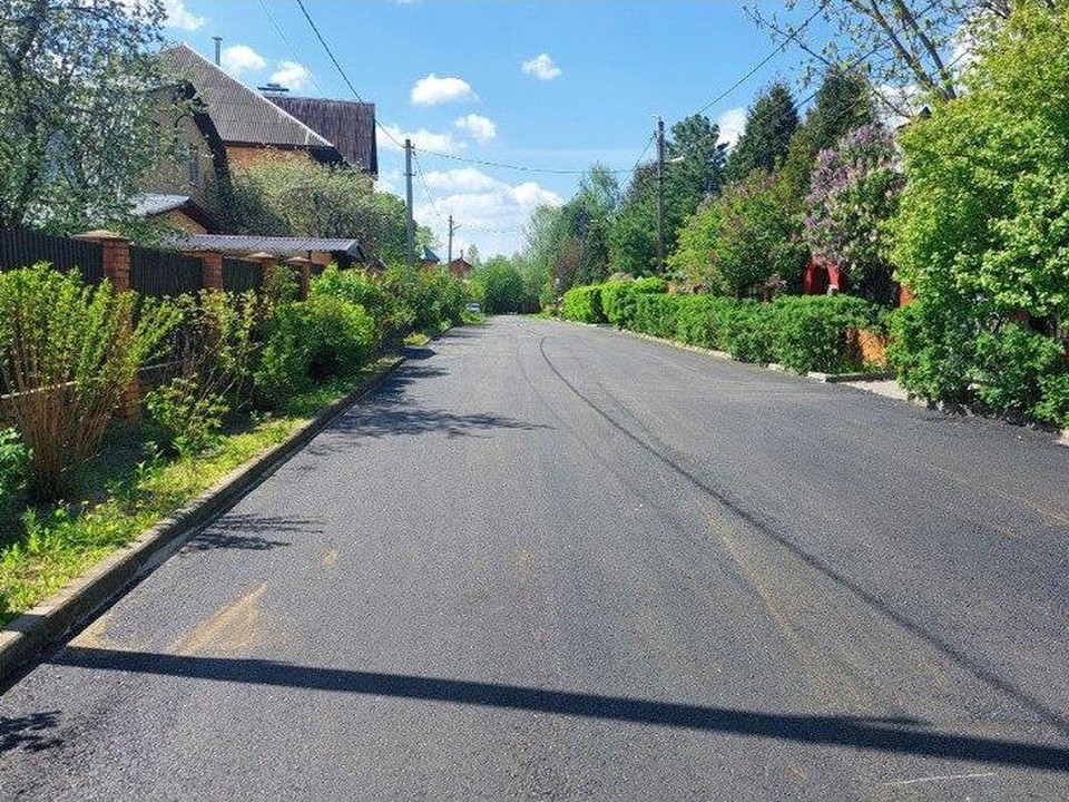 На 52 дорогах Богородского округа положили новый асфальт