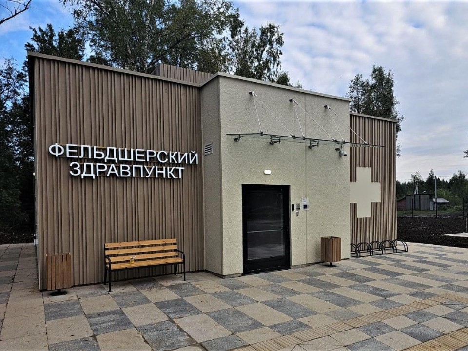 В поселке Пустоши завершено строительство нового фельдшерского здравпункта