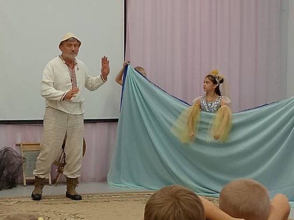 Дети из сада «Солнышко» увидели сказку Пушкина в новом свете