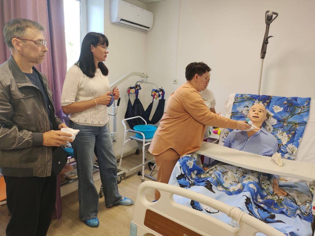 В клинском пансионате бесплатно обучают ухаживать за лежачими больными