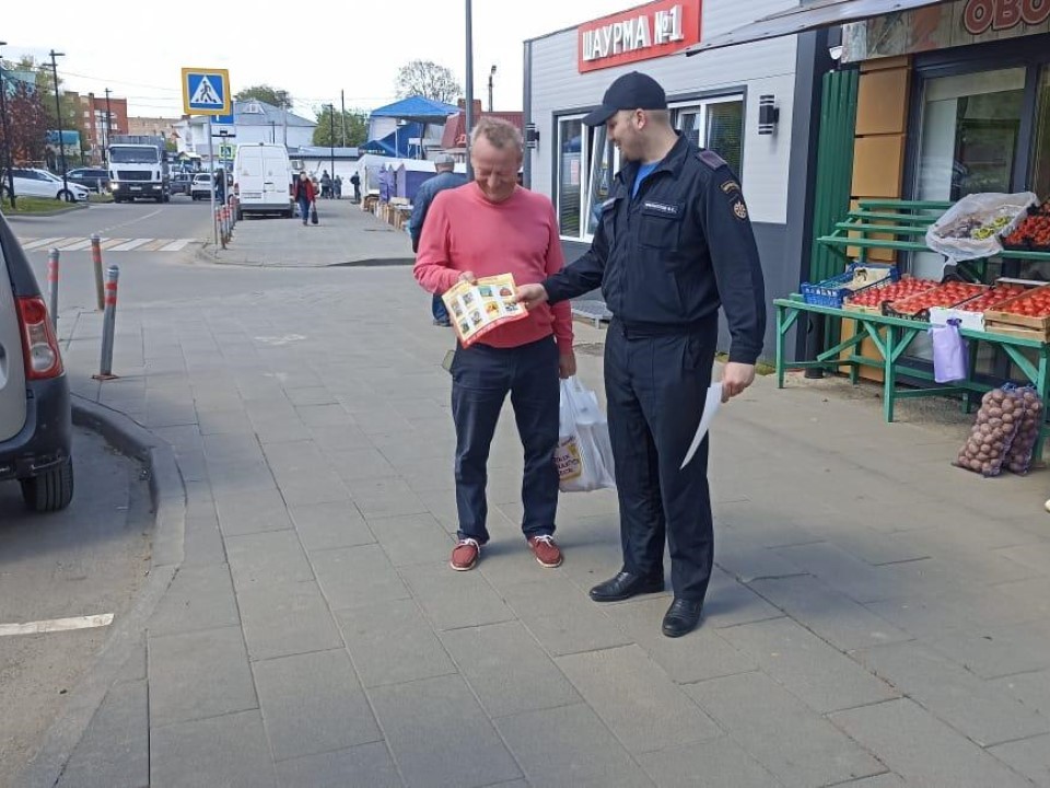 В Ступине жителям рассказали, как действовать при пожаре