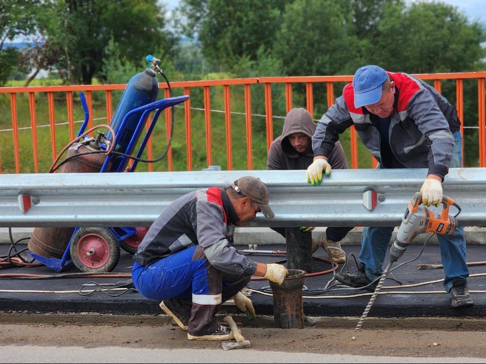 Ремонт путепровода в Волоколамске вышел на финишную прямую