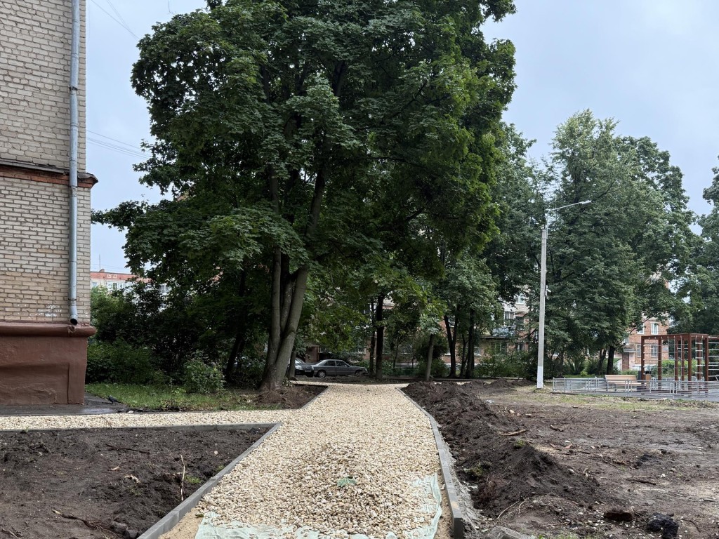 В Электростали обустроят двор на улице Пионерской