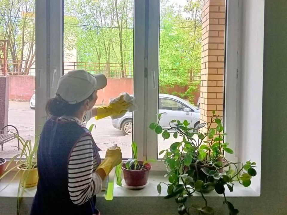 В подъездах Московской области навели чистоту