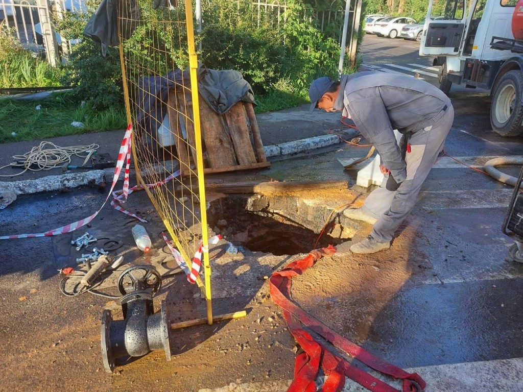 В Дмитрове провели комплекс работ на системах водоснабжения