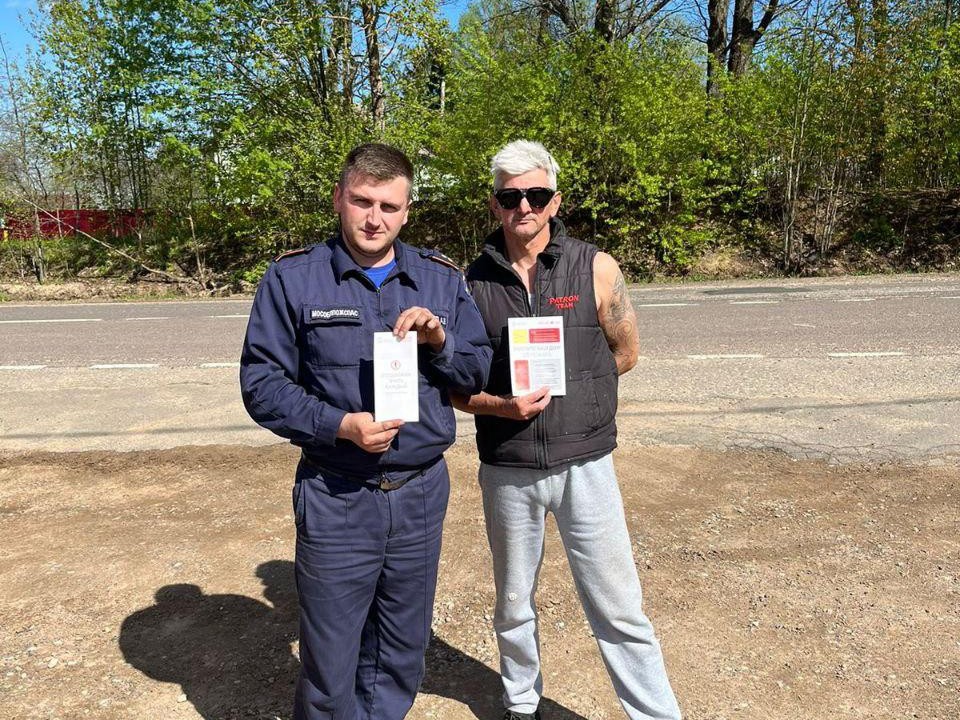 Жителям Серебряных Прудов напомнили о действиях при пожаре
