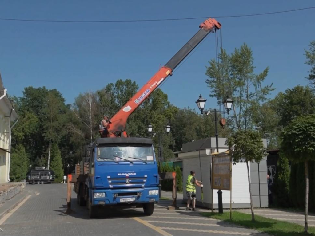В Истре с начала года демонтировали 27 незаконных торговых объектов