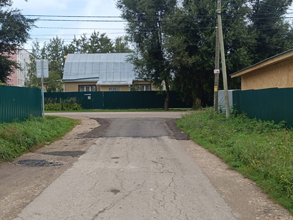 В деревне Гальчино по просьбе жителей отремонтировали дорогу