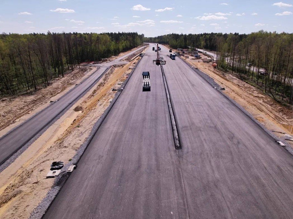 Эстакаду Южно-Лыткаринской автодороги возводят над трассой М-4 «Дон»