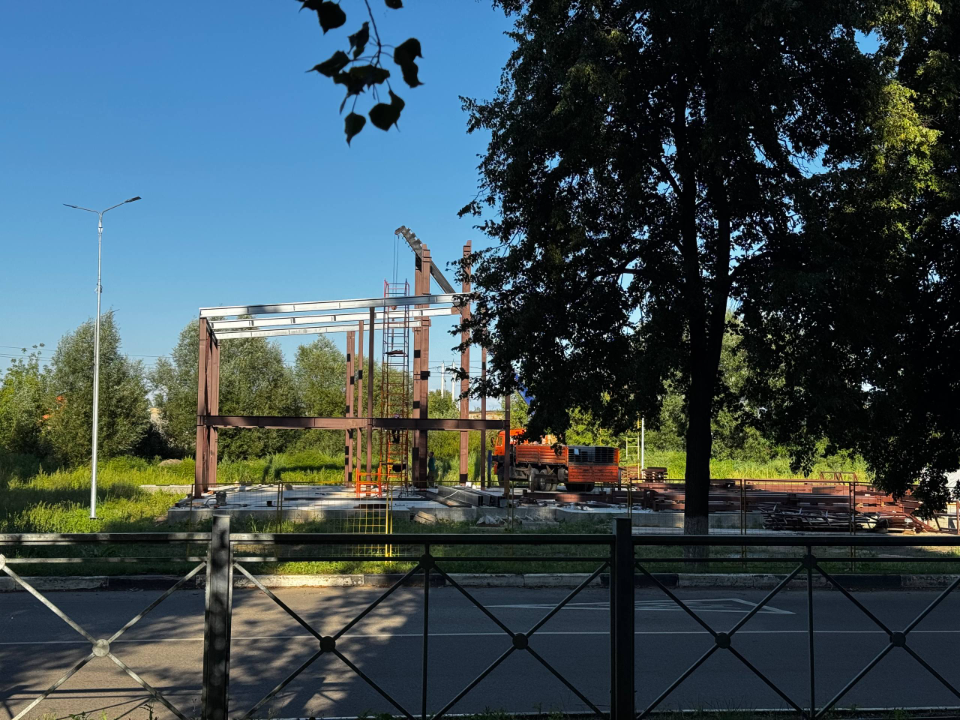 Стройку пожарного депо начали в Серебряных Прудах