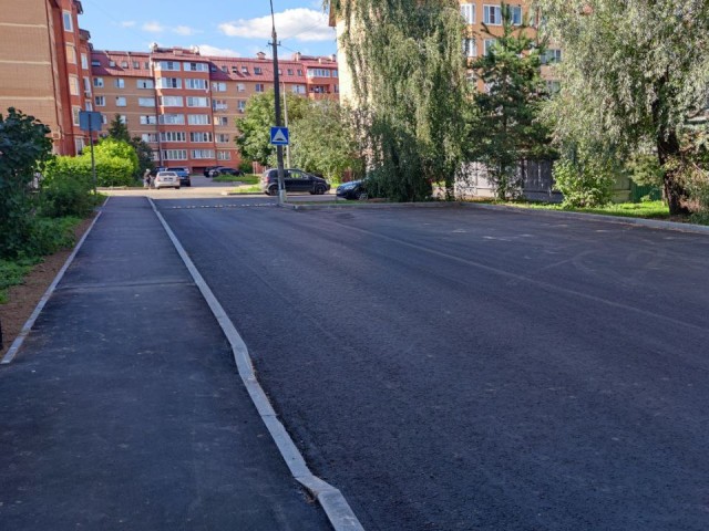 В Бронницах активно проходят работы по благоустройству дворовых территорий
