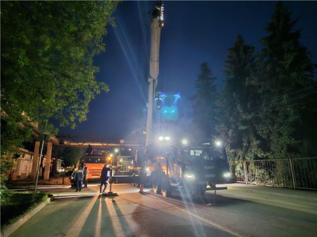 В Клину ночью демонтировали устаревшую теплотрассу