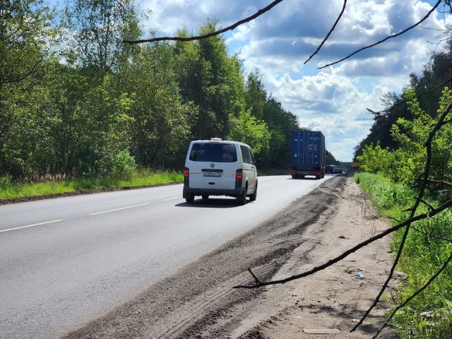 В Колонтаеве отремонтировали дорогу через Кудиновский лесопарк