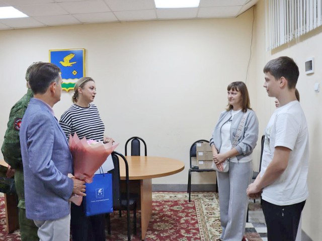 В Ступине поздравили сына погибшего героя