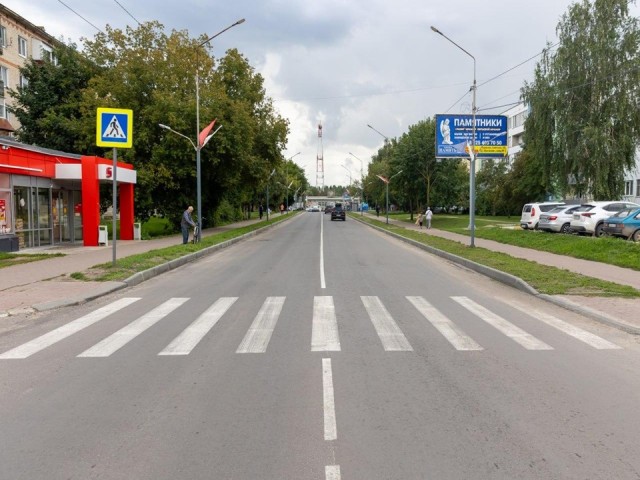 В Куровском отремонтировали улицу Вокзальную