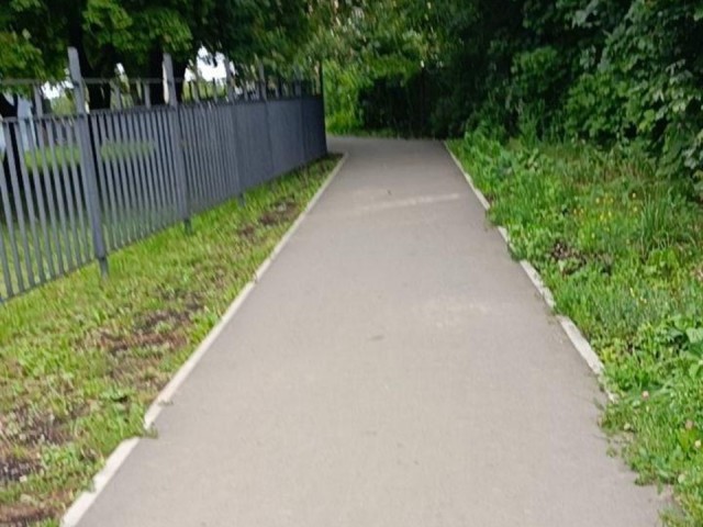 Пешеходные дорожки отремонтировали в Рузе