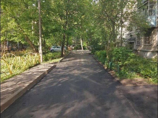 В Пушкино завершен ремонт дорожных покрытий во дворах