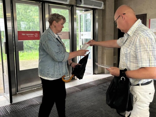 В Можайске напомнили о правилах безопасности на железной дороге