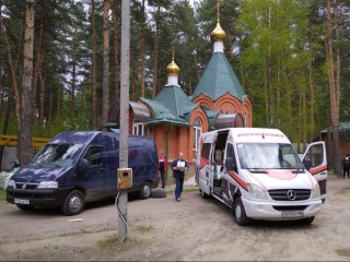 Три машины с гуманитарной помощью вышли из Раменского в прифронтовые районы