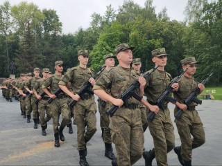 Ряды войсковой части в Луховицах пополнили 46 новобранцев