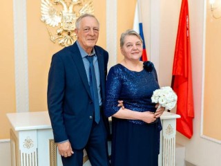 В Орехово-Зуевском отделе ЗАГС чествовали супругов Бортник, отметивших 50-летие брака