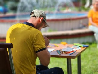 В наукограде прошел пленэр для жителей социальных учреждений